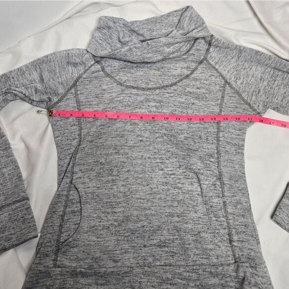 KUHL gray cowl neck Lea pullover sweatshirt‎ sweater with thumb holes M - Picture 12 of 13
